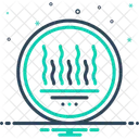 Heisse Oberflache Heiss Oberflache Symbol