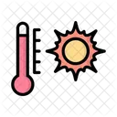 Heiße Temperatur  Symbol