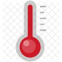 Prognose Temperatur Thermometer Symbol