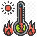 Heiße Temperatur  Symbol