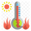 Heisse Temperatur Heiss Temperatur Symbol