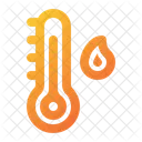 Heisse Temperatur Temperatur Thermometer Symbol