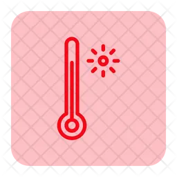 Heiße Temperatur  Symbol