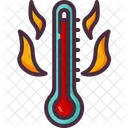 Heiße Temperatur  Symbol