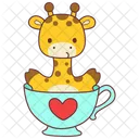 Tier Giraffe Tierwelt Symbol
