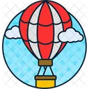 Heißluftballon  Symbol