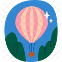 Heißluftballon  Symbol