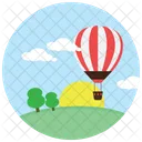 Heißluftballon  Symbol