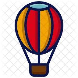 Heißluftballon  Symbol