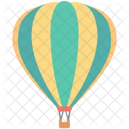 Heißluftballon  Symbol