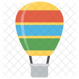 Heißluftballon  Symbol