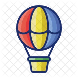 Heißluftballon  Symbol