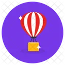 Heissluftballon Flug Abenteuer Icon