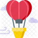 Heissluftballon Liebesballon Luftballon Symbol