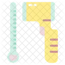 Thermopistole Protokoll Thermometer Symbol