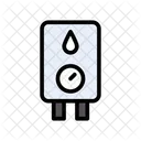 Wasser Heizung Messen Symbol