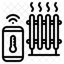 Heizung Elektronisch Temperatur Symbol