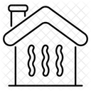 Hausheizung Warmhaus Hausheizung Symbol