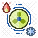 HLK Heizung Klimaanlage Symbol