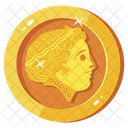 Ancient Coin Hekte Coin Gold Coin Icon