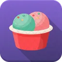 Hielo Crema Postre Icon