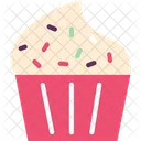 Helado Cupcake Muffin Icono