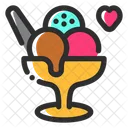 Helado  Icono