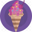 Fiesta Helado Cono Icono