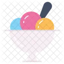 Helado Crema Bolas Icon