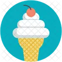 Helado Cereza Con Icono