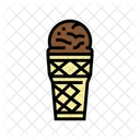 Helado De Cafe Cono De Helado Cono Icono