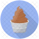 Helado De Chocolate Sundae Postre Icono