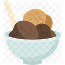 Helado de chocolate  Icono