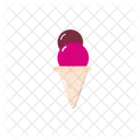 Helado de dos bolas  Icon