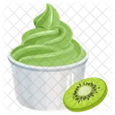 Helado de kiwi  Icono