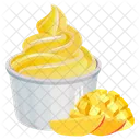 Helado De Mango Sabor A Mango Mango Icono