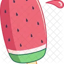Sandia Helado Comida Icono