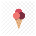 Helado de tres bolas  Icon