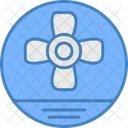 Helice Ventilador Avion Icono