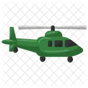 Helicopter Flat Icône
