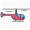 Helicopter Transport Machine Icon