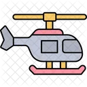 Fighter Jet Helicopter Chopper Icon
