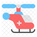 Helicopter Air Transport Emergency Icon