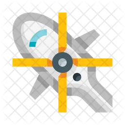 Helicopter Above View  Icon