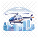 Helicopter Aircraft Rotorcraft Icon