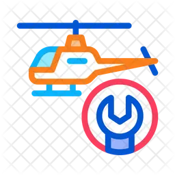 Helicopter maintenance  Icon