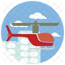 Helicopter Ride Transportation Icon