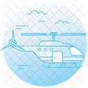 Helicopter Speed Heli Aircraft Icon