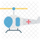 Helicoptere Medical Ambulance Aerienne Evacuation Sanitaire Icône