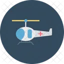 Helicoptere Medical Ambulance Aerienne Evacuation Sanitaire Icône